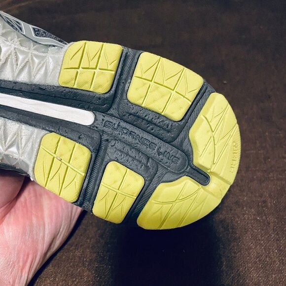 Xlnt ASICS GEL nimbus 18 Womens 9 US 40.5 Eur black grey lime - Picture 9 of 11